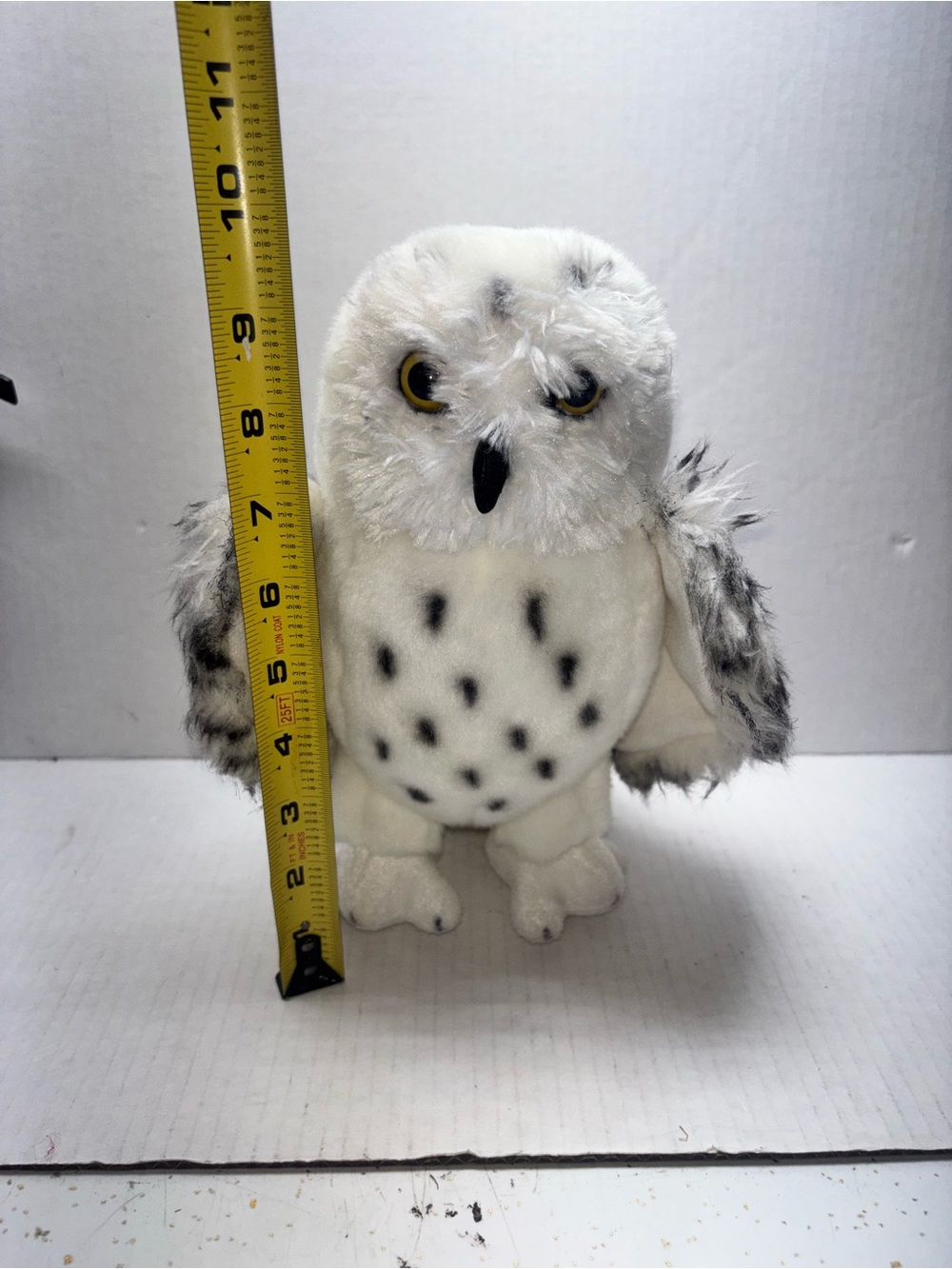 Douglas Plush Snowy Owl Stuffed Animal - White